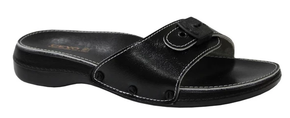 Ceyo 6500 Minelli Siyah Ortapedik Bayan Terlik & Sandalet