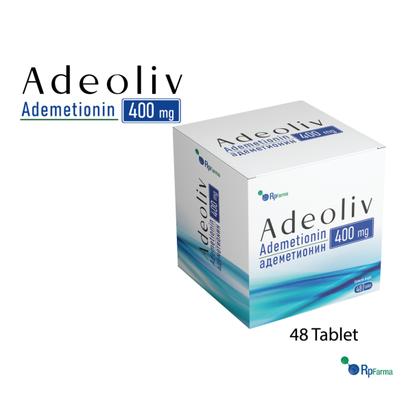 Adeoliv 400mg (Ademetionin) 48 Enterik Tablet
