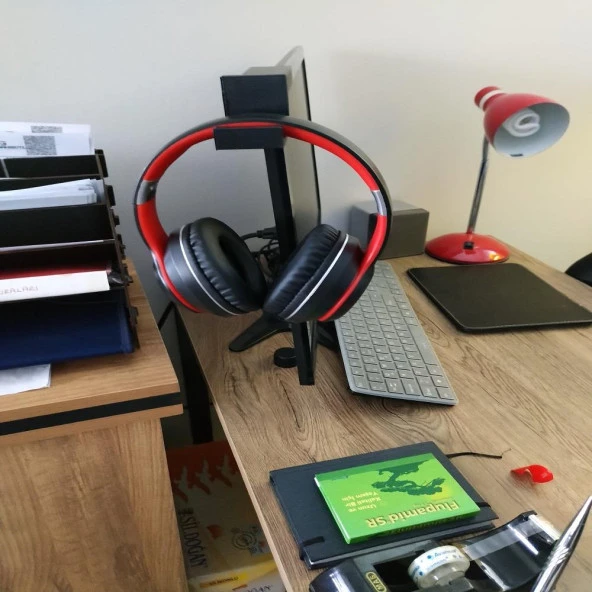 Monitor Takılan Oyuncu Kulaklık Standı Gamer Headset Stand Kulaklık Tutucu Askısı - 4