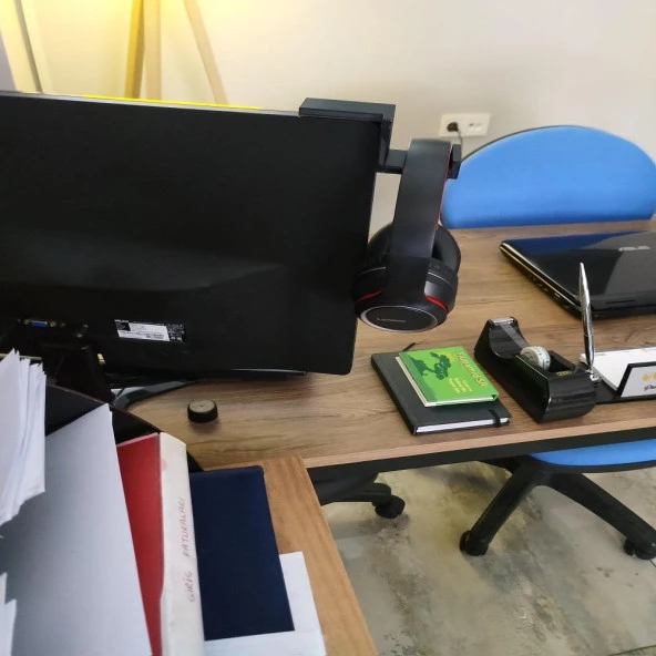 Monitor Takılan Oyuncu Kulaklık Standı Gamer Headset Stand Kulaklık Tutucu Askısı - 5