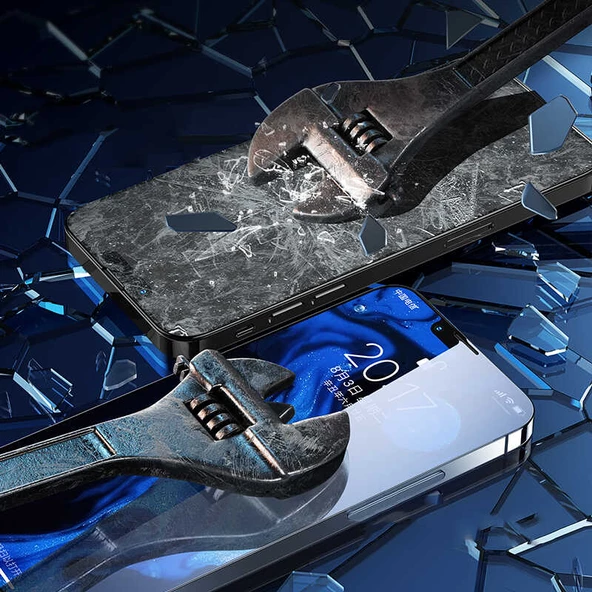 Vendas iPhone 13 Mini Uyumlu Strong Gorilla Hardness Tempered Cam Ekran Koruyucu - 4