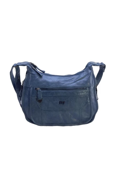 Y.S.Deri Çapraz Askılı Kadın Postacı Çanta Çok Cepli Vegan Deri Bayan Omuz Çantası 30*19 Cm - 10