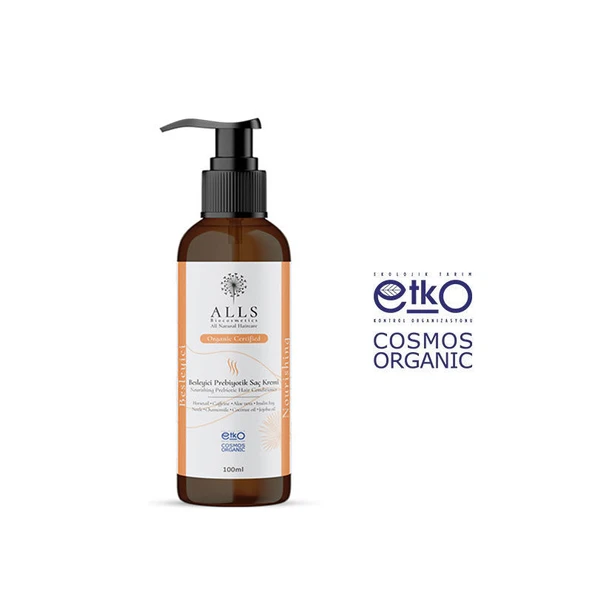 Alls Biocosmetics Organik Besleyici Prebiyotik Saç Kremi 100 ml - Resim 8