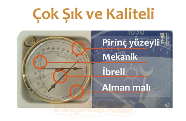 TFA Analog Termometre Higrometre - 5