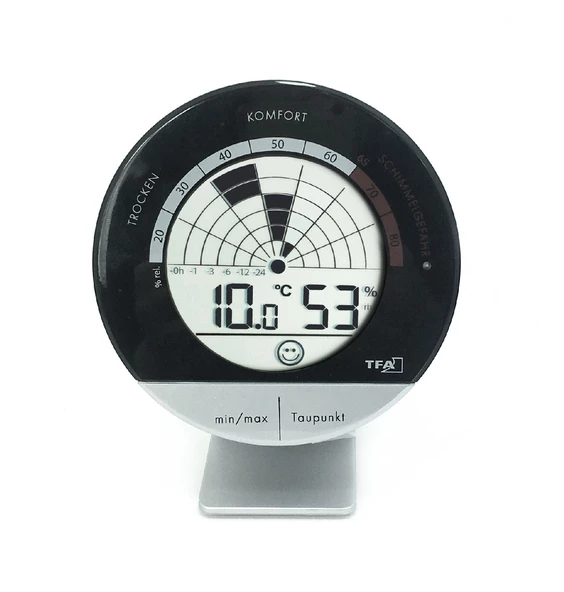 TFA Radar Dijital Kayıtlı Termometre Nem Ölçer - 2
