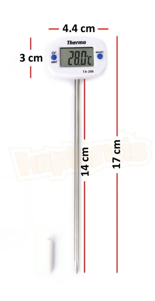 Thermo TA-288 Saplamalı Yemek Termometresi Oynar Başlık - 3