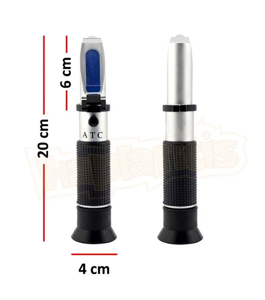 ATC 0-10 Tuzluluk Yoğunluk Ölçer Refraktometre Deniz Akvaryumu - Resim 2