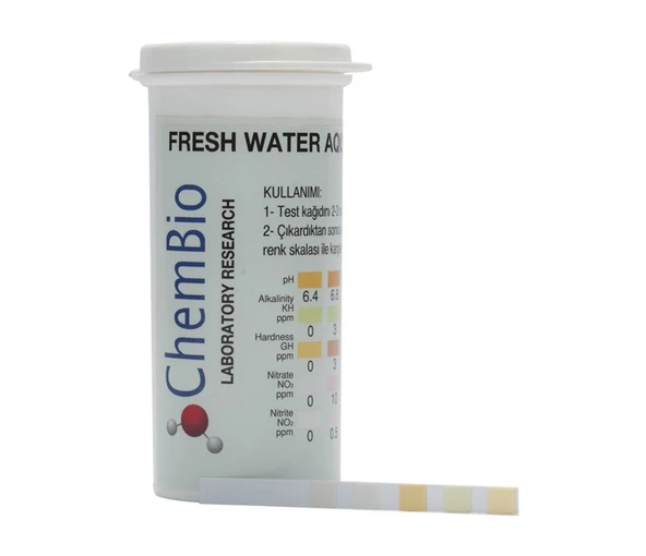 ChemBio Akvaryum Test Kiti PH Sertlik Nitrat Nitrit Alkalinite - Resim 2