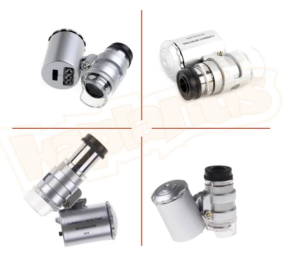 AEK-Tech Ledli Mini Büyüteç 60X - 4