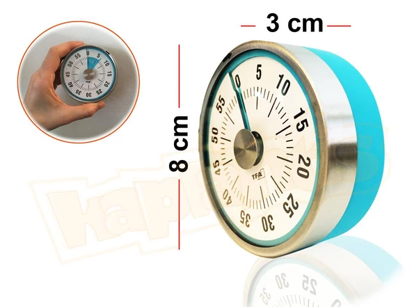 TFA Puck Mutfak Timer (Zamanlayıcı) Turkuaz - 3