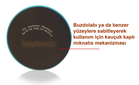 TFA Puck Mutfak Timer (Zamanlayıcı) Turkuaz - 4