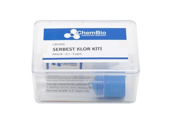 ChemBio Serbest Klor Test Ölçüm Kiti