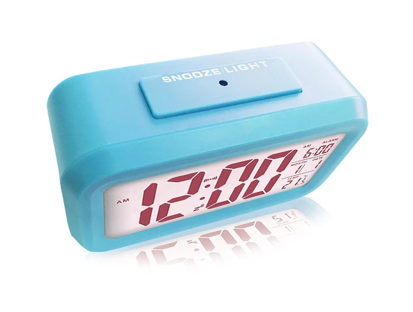 Diwu Optik Masaüstü Saat Takvim Termometre Mavi - 5