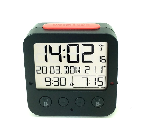 TFA Bingo Işık Sensörlü Ekran Aydınlatmalı Alarmlı Dijital Saat - 3