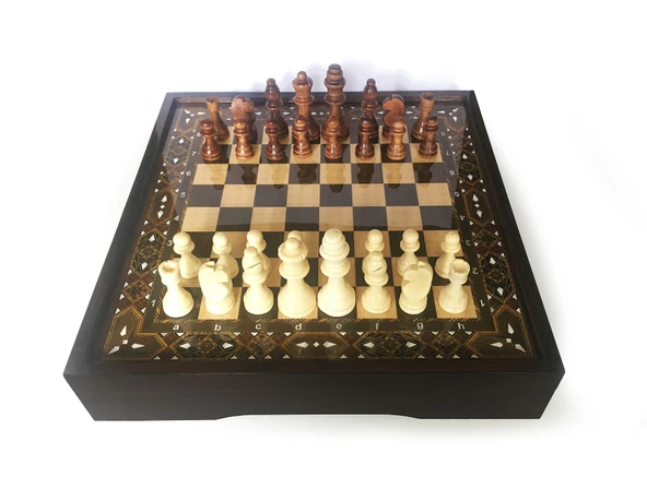 Star Vip Satranç Takımı Sedef Büyük Boy - 2