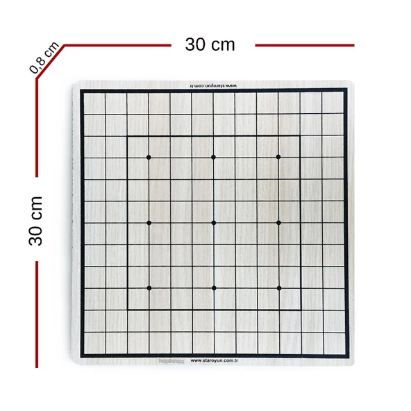 Star Go Oyunu Ahşap Küçük Boy - 4