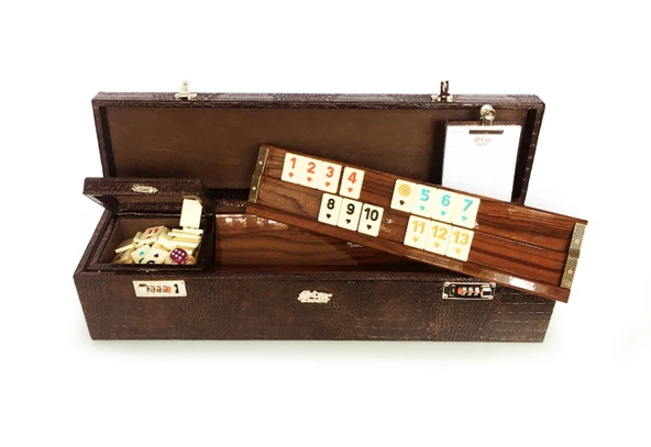 Star Elit Okey Takımı Deri Kilitli Kutu - 4