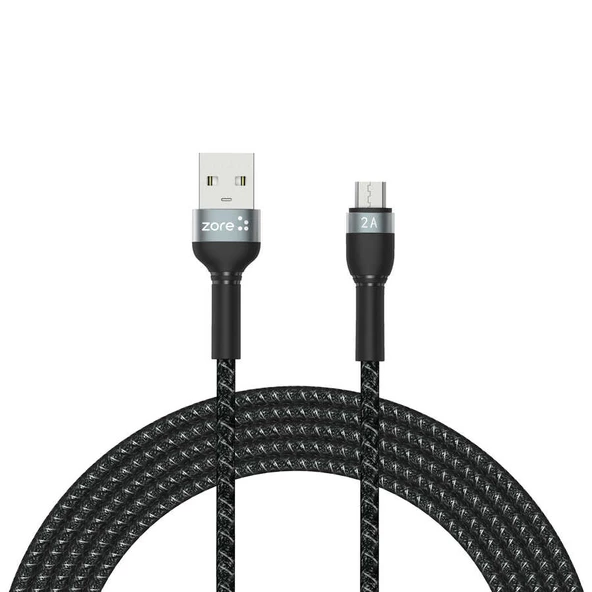 Vendas Micro Usb Zore Shira Serisi 3 Metre 2A Çıkışlı Data ve Şarj Kablosu