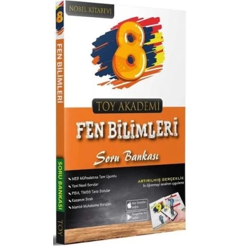 Toy Akademi 8.Sınıf Fen Bilimleri Soru Bankası (Yeni)