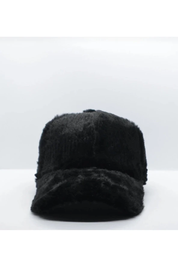 Orijinal Ürün Kışlık Beyaz Peluş Şapka Yumuşacık New Sezon