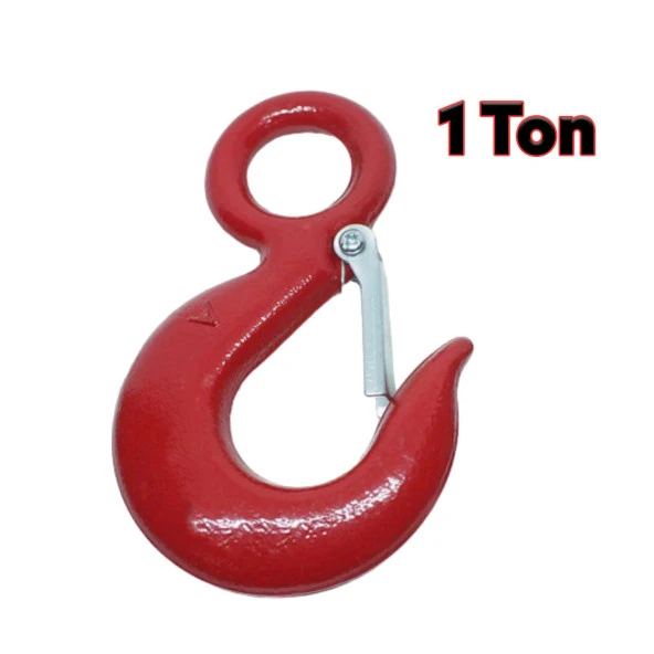 Kuşgöz Oval 1 Tonluk Kanca Yük Taşıma Kaldırma Ekipman Aparat Şantiye Vinç Paslanmaz Çelik Kanca - 3