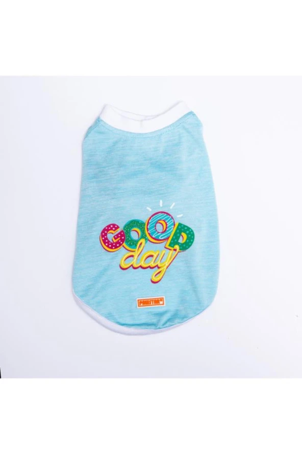 Pawstar Kedi ve KÜÇÜK Köpek Blue Good Day Sweat S Sırt24cm Göğüs37cm Boyun23cm