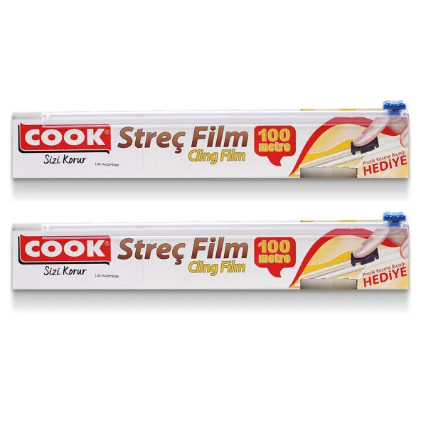 Cook Streç Film 30 cm x 100 m + Kayar Bıçak 2 li