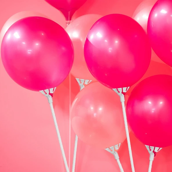 Balon Çubuğu ve Başlık Set 10lu pk. - 2