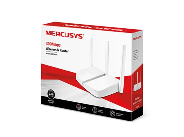 Tp-Link Mercusys MW305R 4 Port 300Mbps Kablosuz Wi-Fi N Router