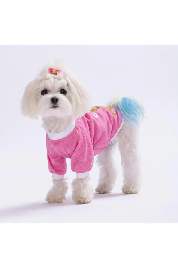 Pawstar Kedi ve KÜÇÜK Köpek Pink Enjoy L Sırt33cm Göğüs46cm Boyun30cm - 3