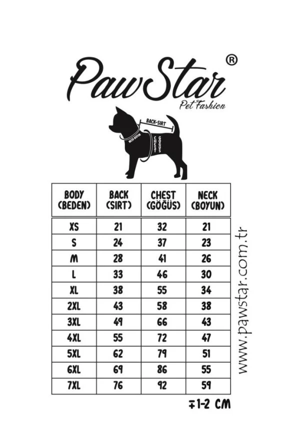 Pawstar Kedi ve KÜÇÜK Köpek Mavi Smile Tulum S Sırt24cm Göğüs37cm Boyun23cm - 6