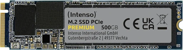 Intenso 3835450 M.2 SSD PCIe 500GB Premium