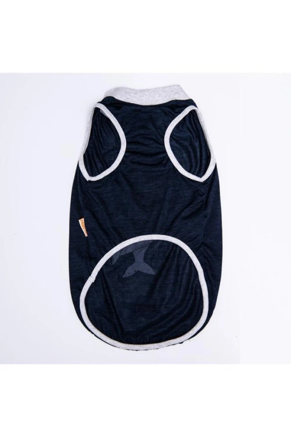 Pawstar Köpek Navyblue Shark Big T-shirt Büyük 7XLarge Sırt76cm Göğüs92cm Boyun59cm - 3