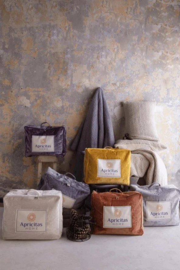 Apricitas Basic Softly, Tek Kişilik Yorgan Uyku Seti Terracotta - 2