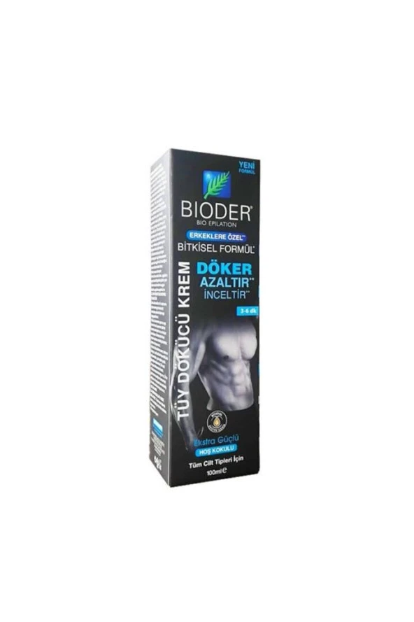 Bioder Bio-epilation Erkekler Için 100 ml Tüy Dökücü Krem