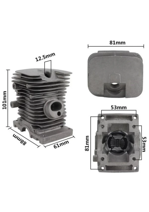 MOTORLU TESTERE SİLİNDİR PİSTON SET STIHL MS170-MS017 37 MM