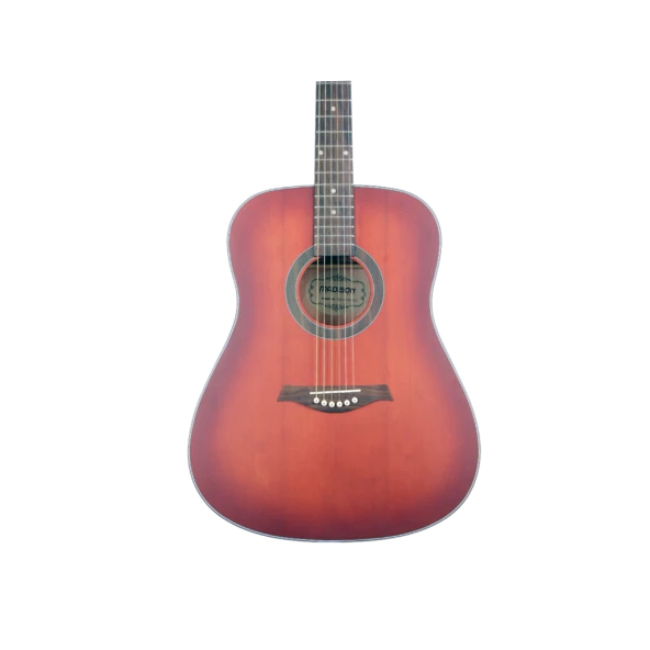 Madison MAG-41M-TRD Trans Red Akustik Gitar (KILIF+PENA)