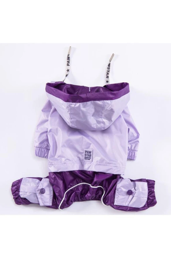 Pawstar Köpek Lilac-Purple Bicolor Rompers Medium Sırt28cm Göğüs41cm Boyun26cm - 4