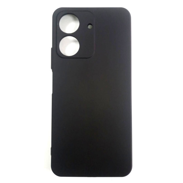 Xiaomi Redmi 13C Ruber Case Yumuşak Slikon Kılıf Siyah