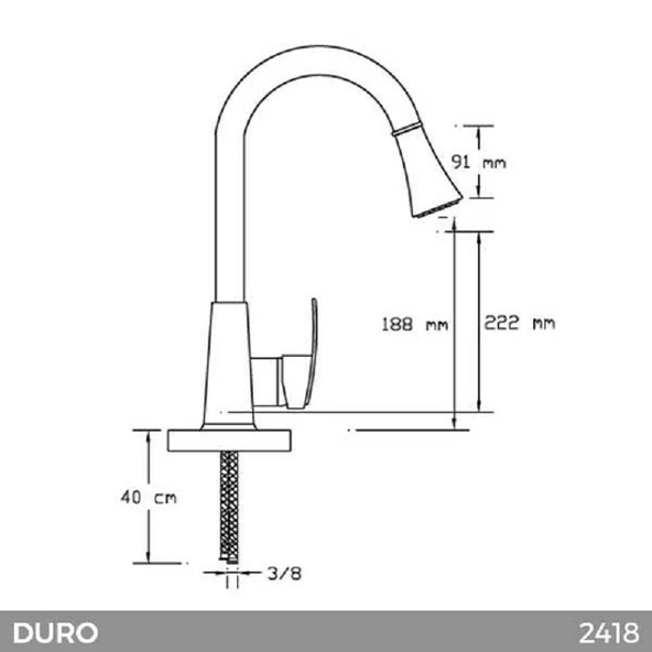 Foma Duro Spiralli Mutfak Bataryası 2418 8699478824182 - 3