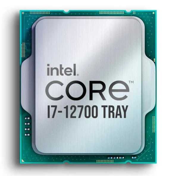 INTEL ALDER LAKE I7-12700 3.60GHz 25MB 1700p TRAY İŞLEMCİ FANSIZ ürün görseli