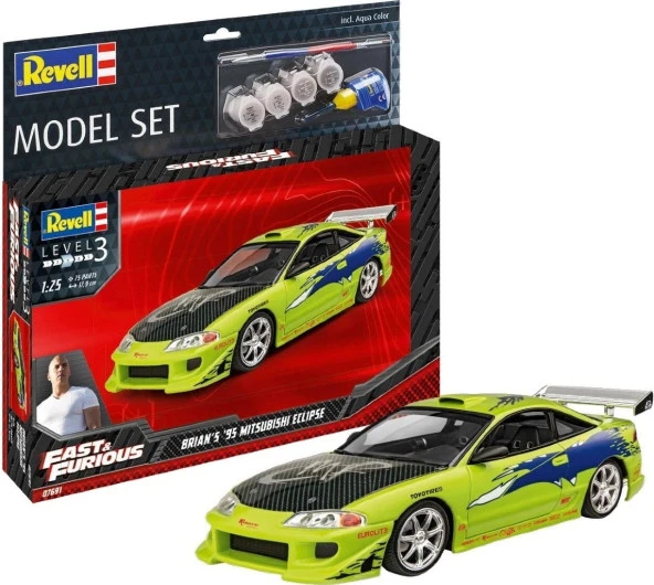 Revell 1:25 Fast & Furious Brians 95 Mitsubishi Eclipse