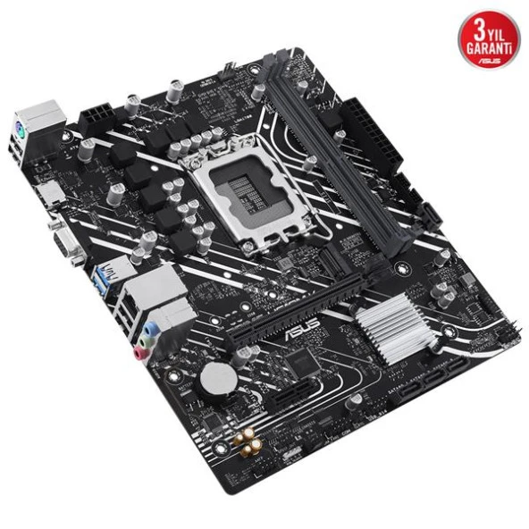 ASUS PRIME H610M-K 2xDDR5 VGA/HDMI 1xM.2 1xGLAN 1700P ANAKART - 3