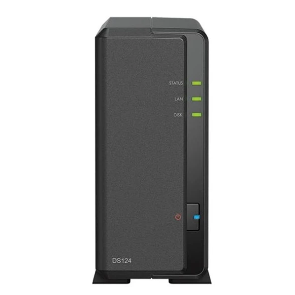 SYNOLOGY DS124 1 BAY 1xGLAN NAS DEPOLAMA ÜNİTESİ ürün görseli