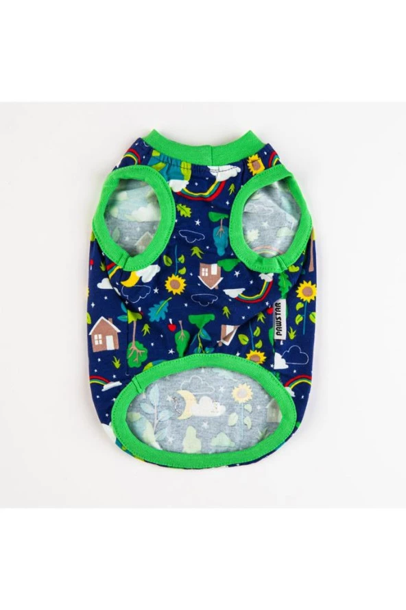 Pawstar Köpek T-Shirt World 2XLarge Sırt43cm Göğüs58cm Boyun38cm - 3