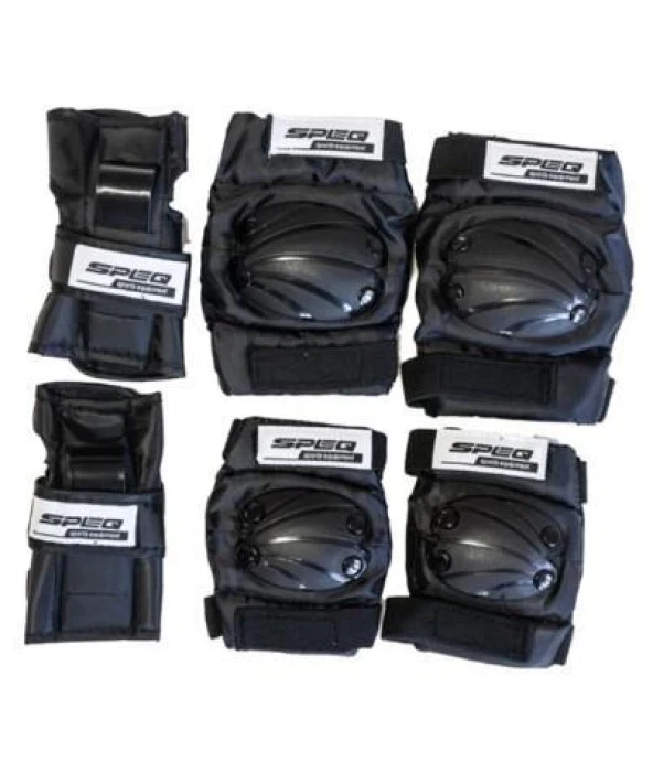 Forte Gt NBYC 971 Speq Yetişkin Bisiklet Dizlik Dirseklik Koruma Seti L Beden Siyah - 2