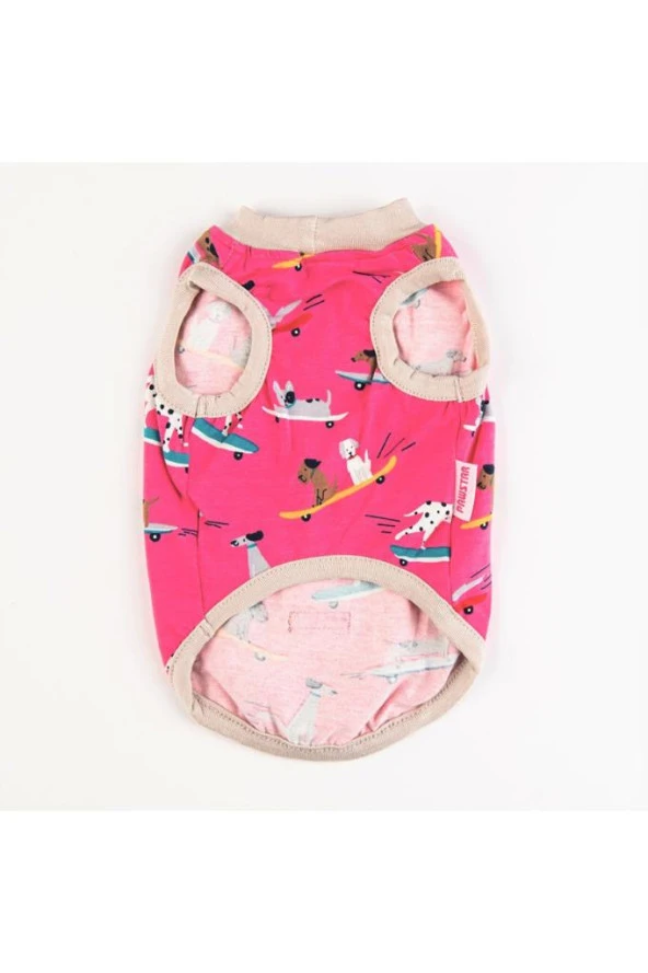 Pawstar Köpek T-Shirt Skate Dogs Large Sırt33cm Göğüs46cm Boyun30cm - 4