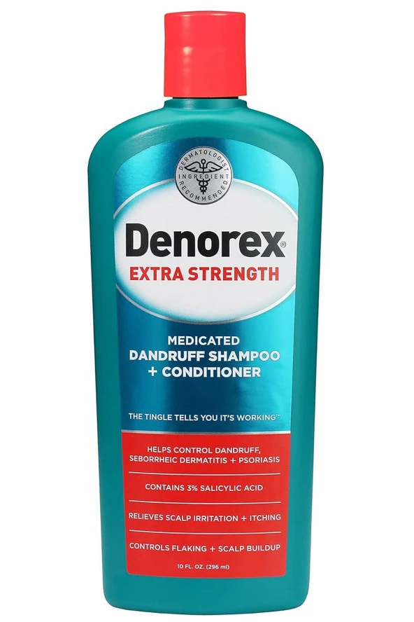 Denorex Extra Strength Dandruff Şampuan + Saç Kremi 296ML