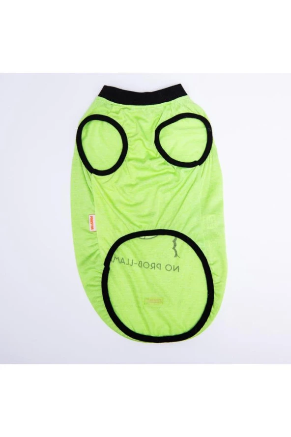 Pawstar Köpek T-Shirt Yeşil No Prob-Lama Büyük 5XLarge Sırt62cm Göğüs79cm Boyun51cm - 3