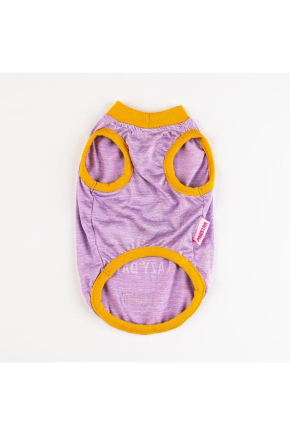 Pawstar Kedi ve KÜÇÜK Köpek T-Shirt Plum Lazy L Sırt33cm Göğüs46cm Boyun30cm - 5